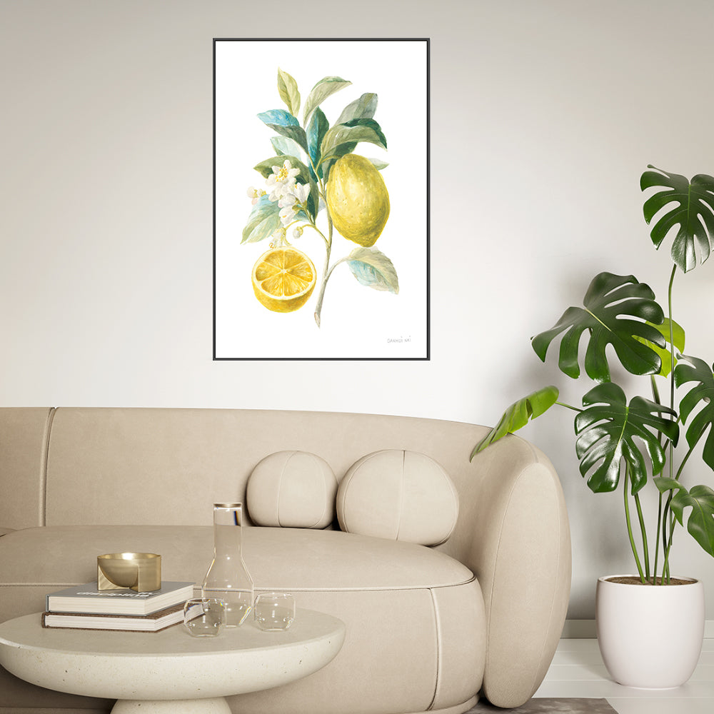 wall-art-print-canvas-poster-framed-Lemon Branch, Style B , By Danhui Nai-GIOIA-WALL-ART
