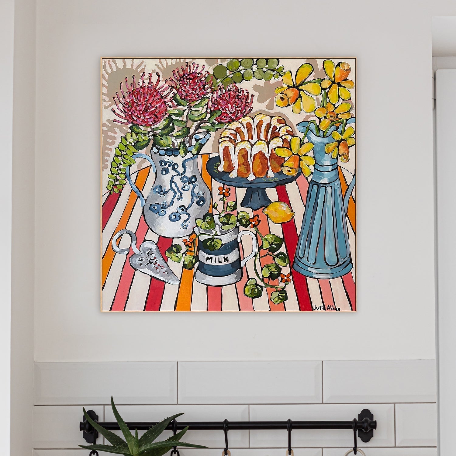 wall-art-print-canvas-poster-framed-Lemon Bundt Cake , By Julia Abbey-2