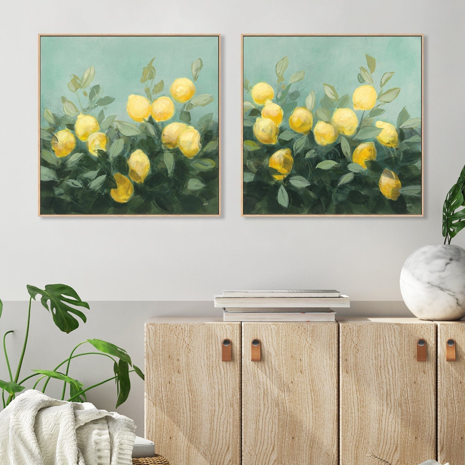 wall-art-print-canvas-poster-framed-Lemon Grove, Set of 2-by-Julia Purinton-Gioia Wall Art