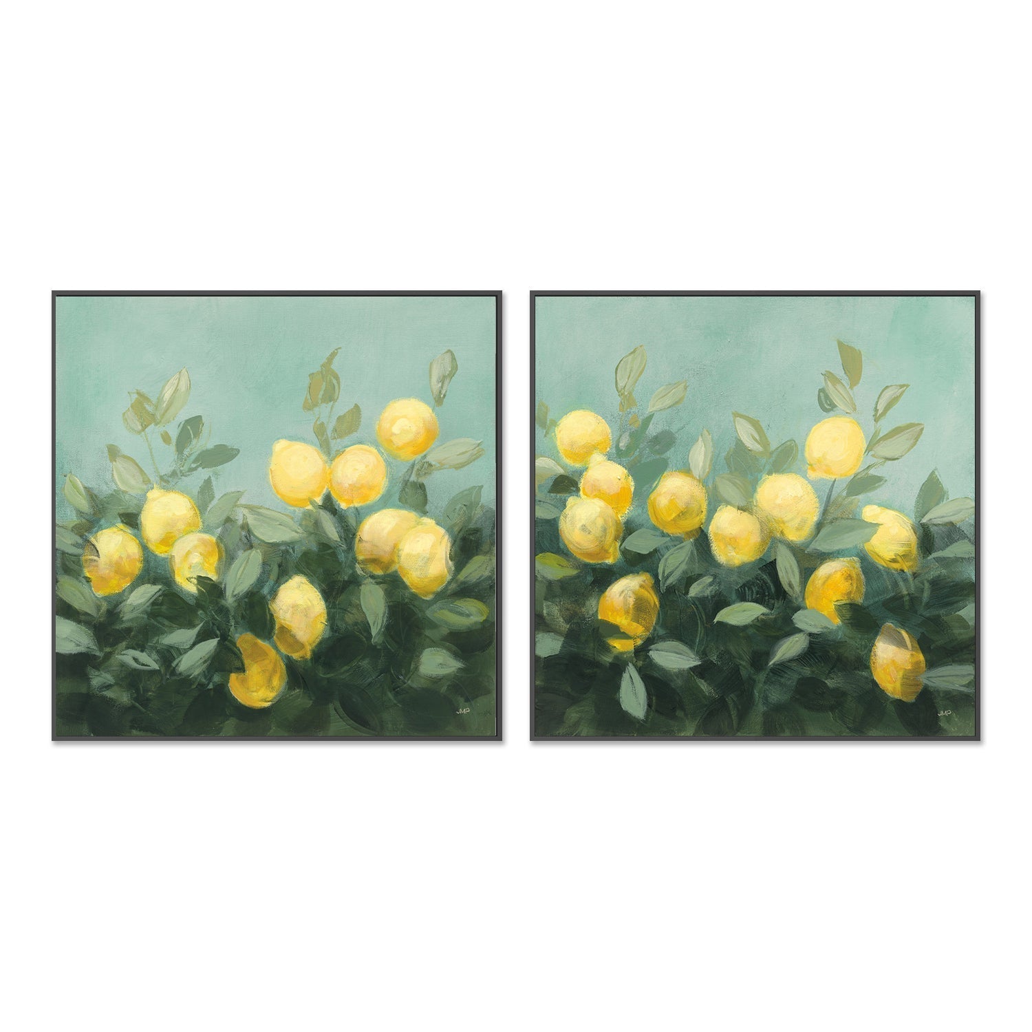 wall-art-print-canvas-poster-framed-Lemon Grove, Set of 2-by-Julia Purinton-Gioia Wall Art