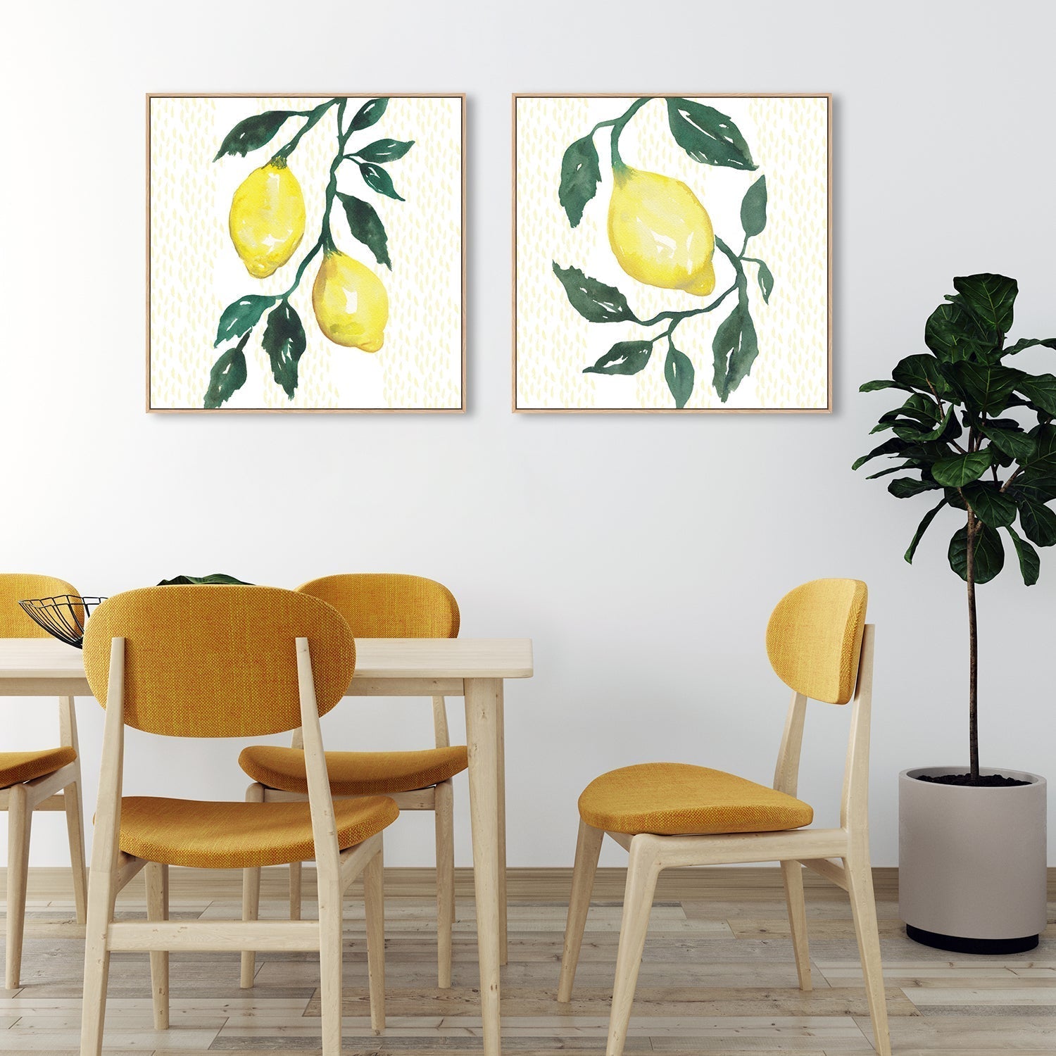 wall-art-print-canvas-poster-framed-Lemon Market-by-Emily Wood-Gioia Wall Art