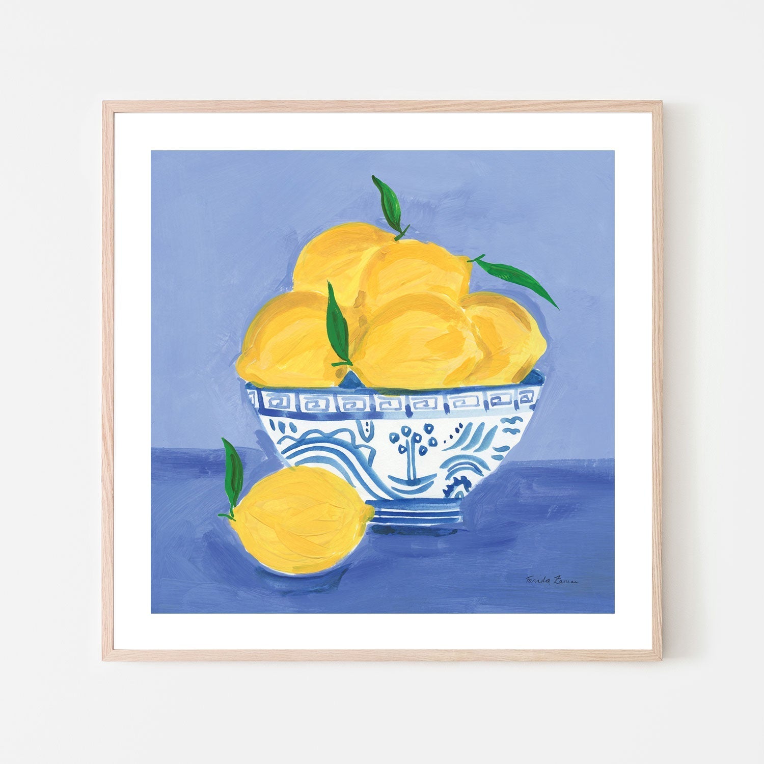 wall-art-print-canvas-poster-framed-Lemon Still Life , By Farida Zaman-6
