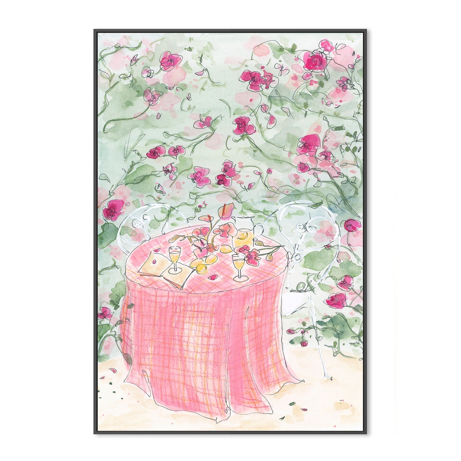 wall-art-print-canvas-poster-framed-Lemonade Party , By Katharina Puritscher-3