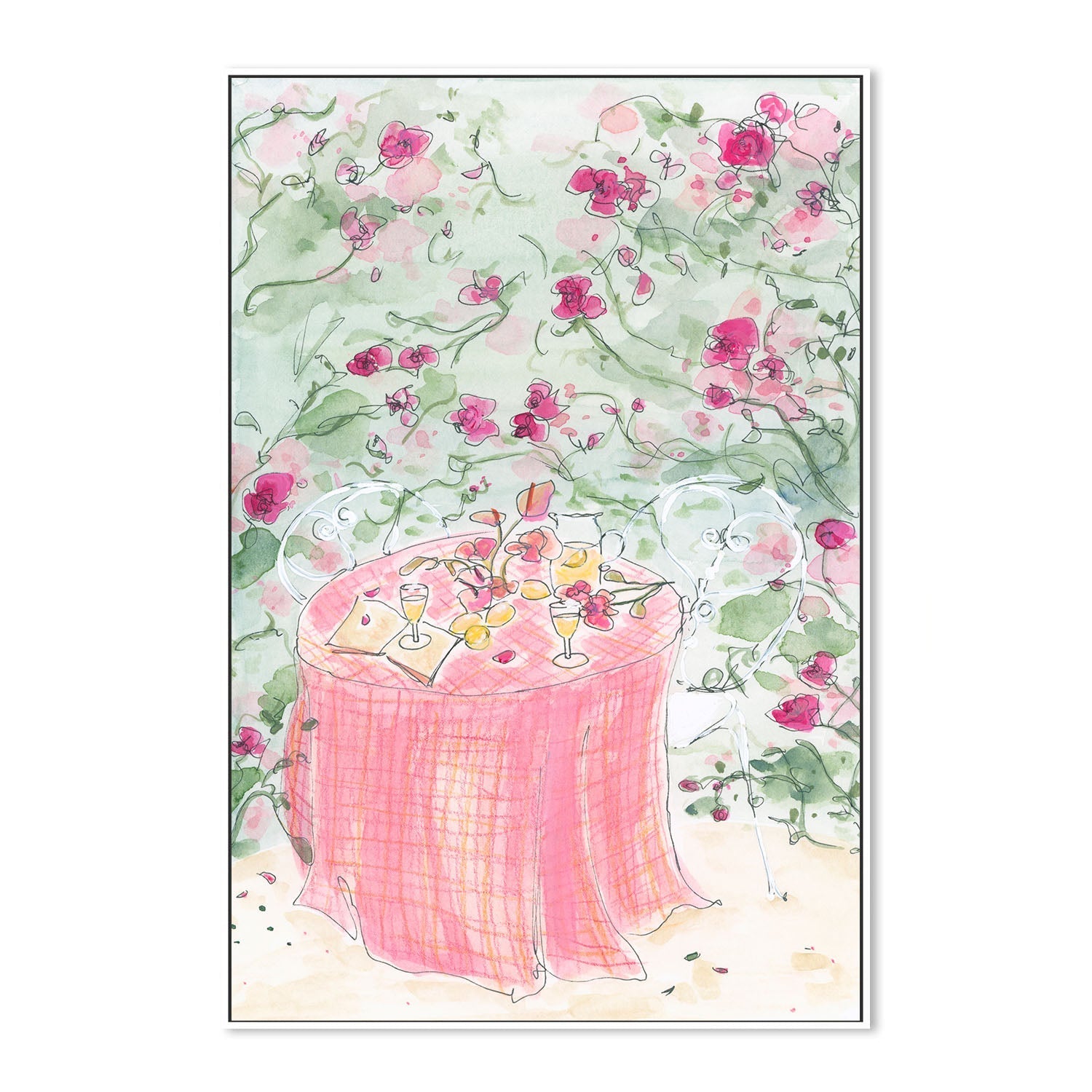 wall-art-print-canvas-poster-framed-Lemonade Party , By Katharina Puritscher-5