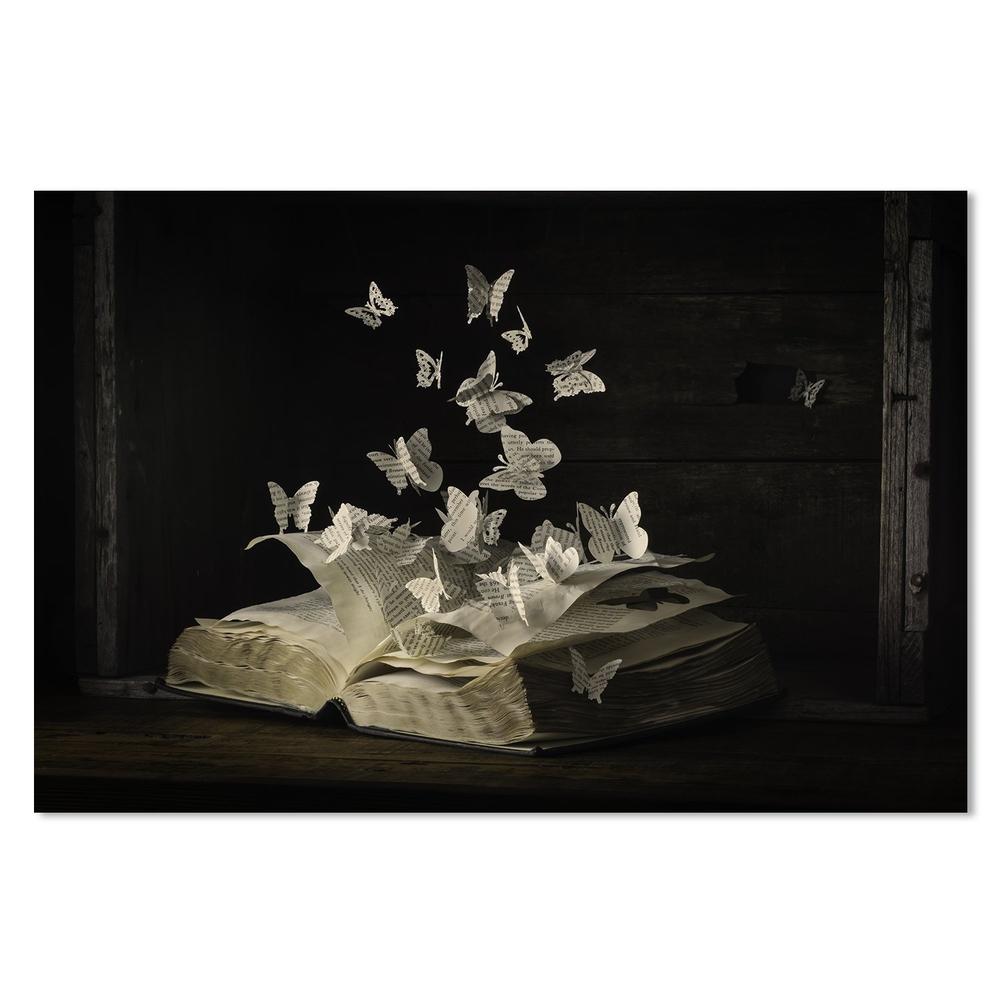 Lepidopterology, by Heather Bonadio-Framed-Canvas-Print-Poster-Gioia Wall Art