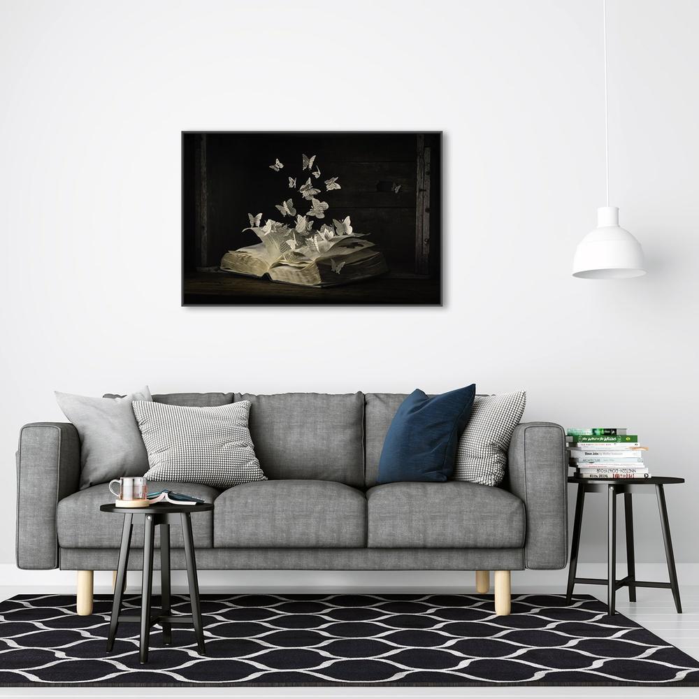 Lepidopterology, by Heather Bonadio-Framed-Canvas-Print-Poster-Gioia Wall Art