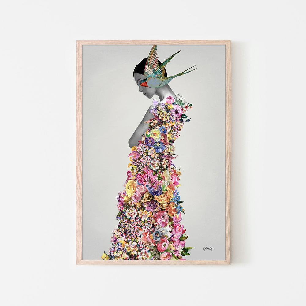 wall-art-print-canvas-poster-framed-les fleurs-6