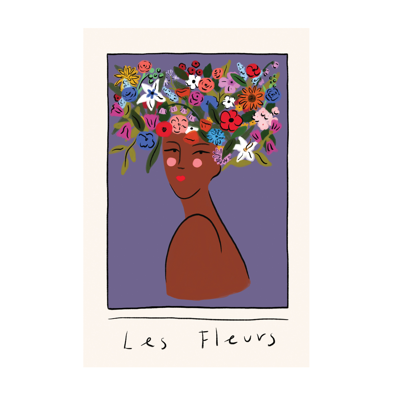 wall-art-print-canvas-poster-framed-Les Fleurs , By Constanza Goeppinger-1