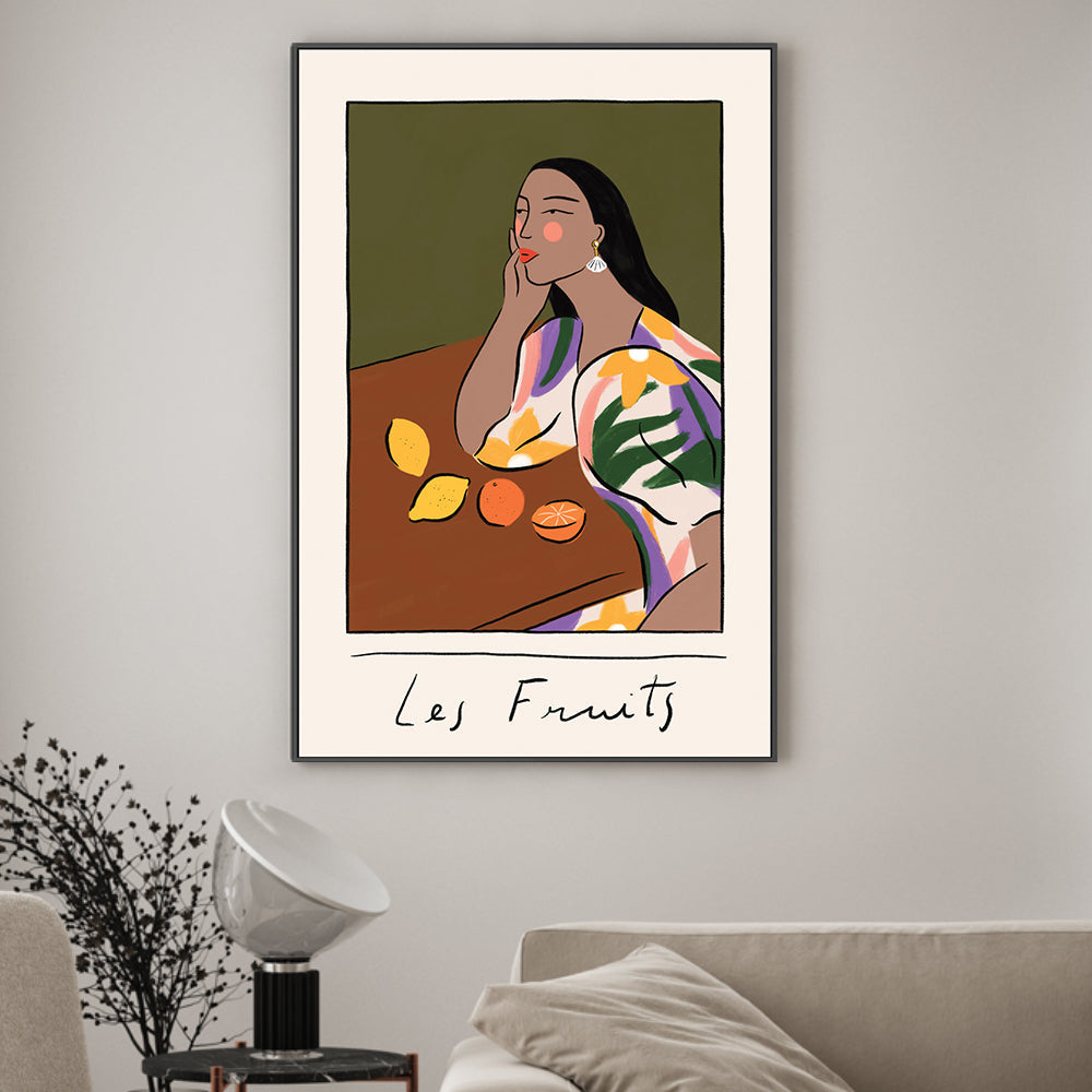 wall-art-print-canvas-poster-framed-Les Fruits , By Constanza Goeppinger-2