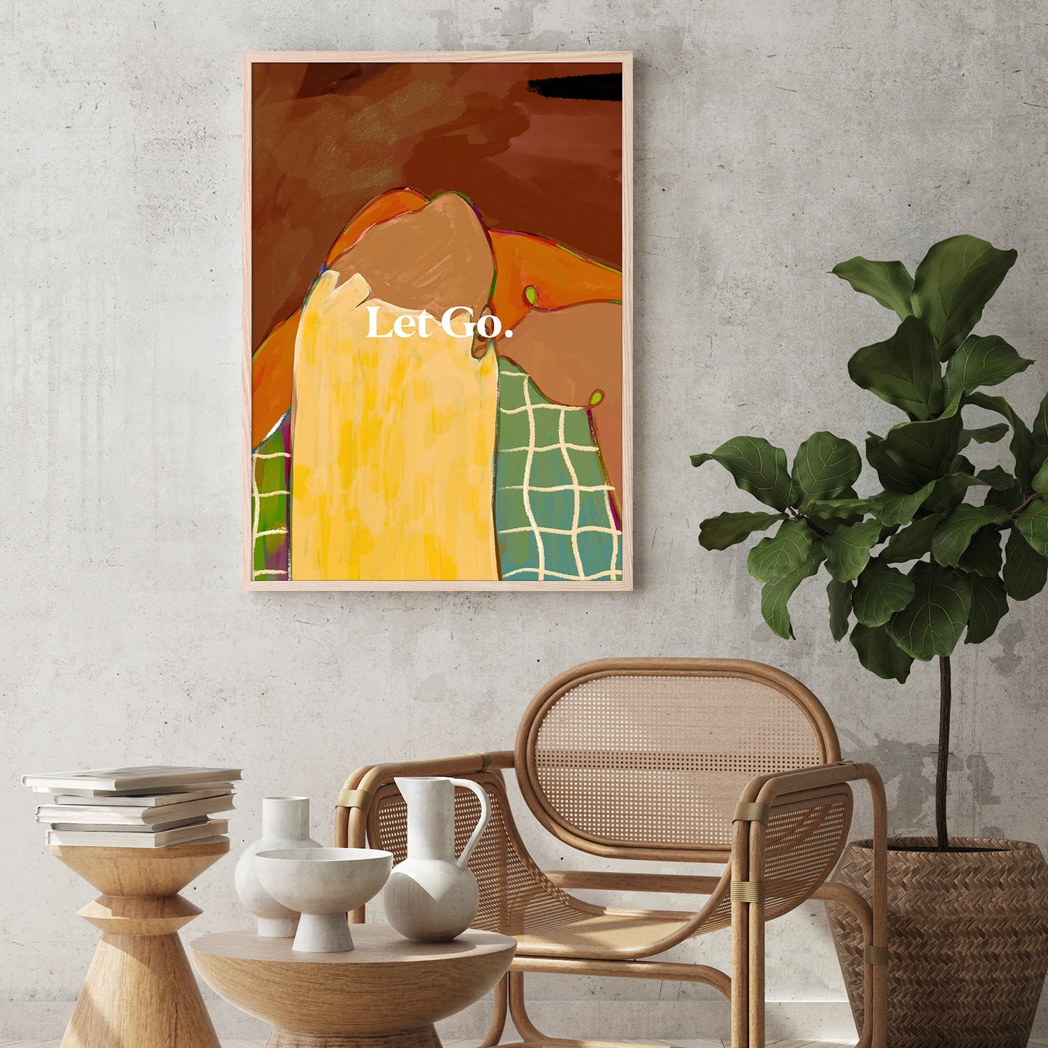 wall-art-print-canvas-poster-framed-Let Go-9