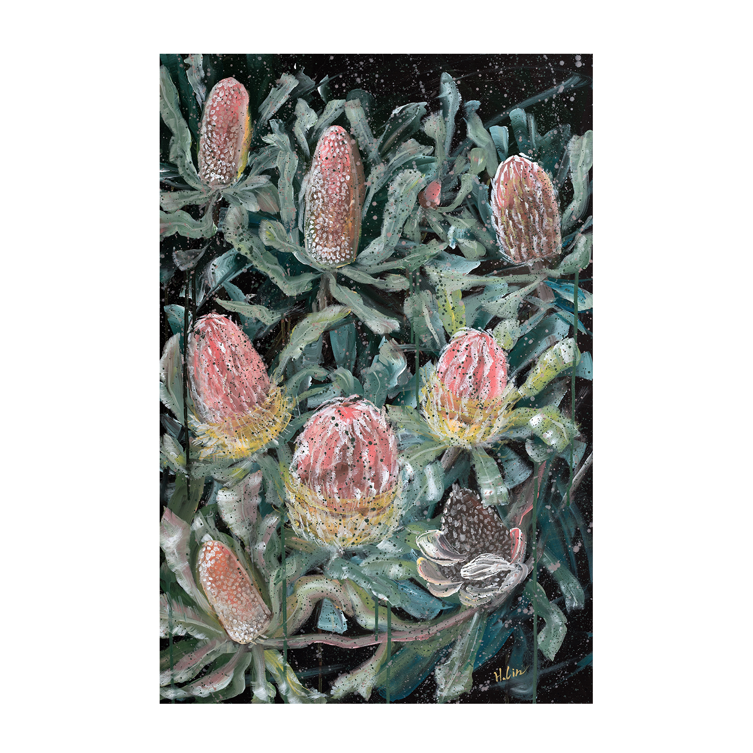 wall-art-print-canvas-poster-framed-Let's Make A Wish , By Hsin Lin-1