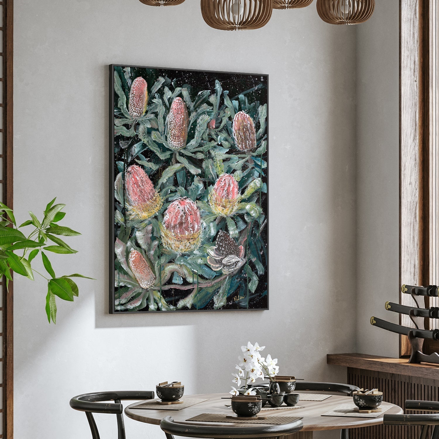 wall-art-print-canvas-poster-framed-Let's Make A Wish , By Hsin Lin-2