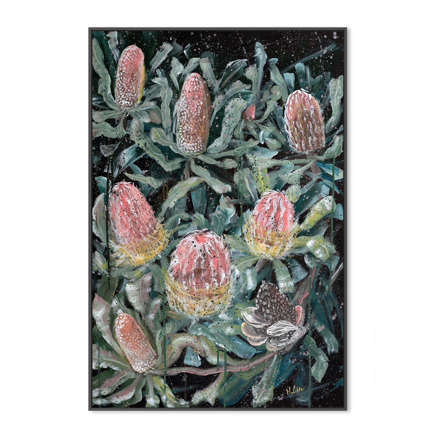 wall-art-print-canvas-poster-framed-Let's Make A Wish , By Hsin Lin-3