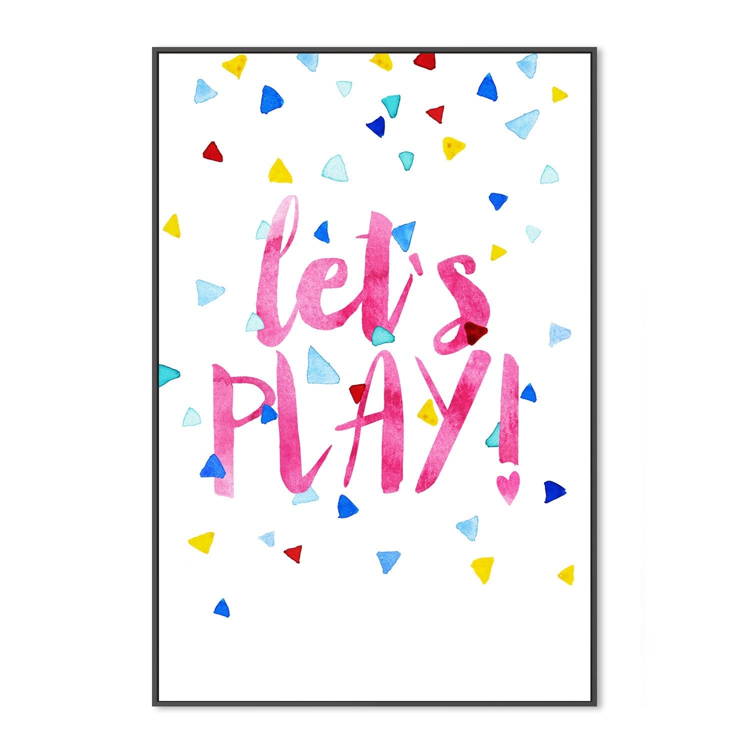wall-art-print-canvas-poster-framed-Let's Play! , By Treechild-GIOIA-WALL-ART