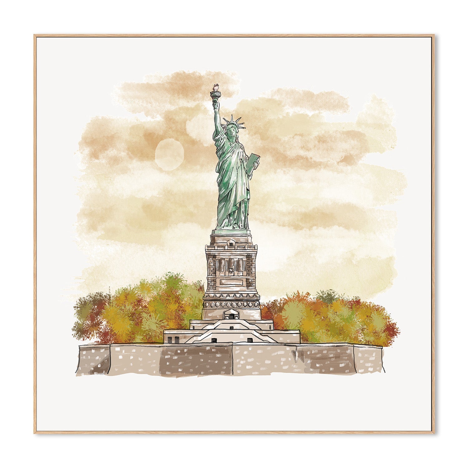 wall-art-print-canvas-poster-framed-Liberty is Light-4