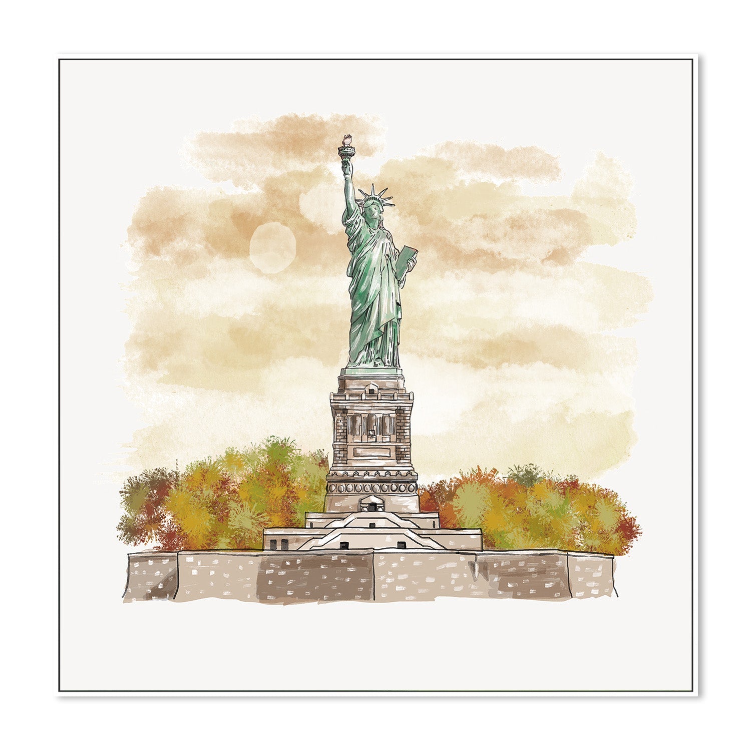 wall-art-print-canvas-poster-framed-Liberty is Light-5