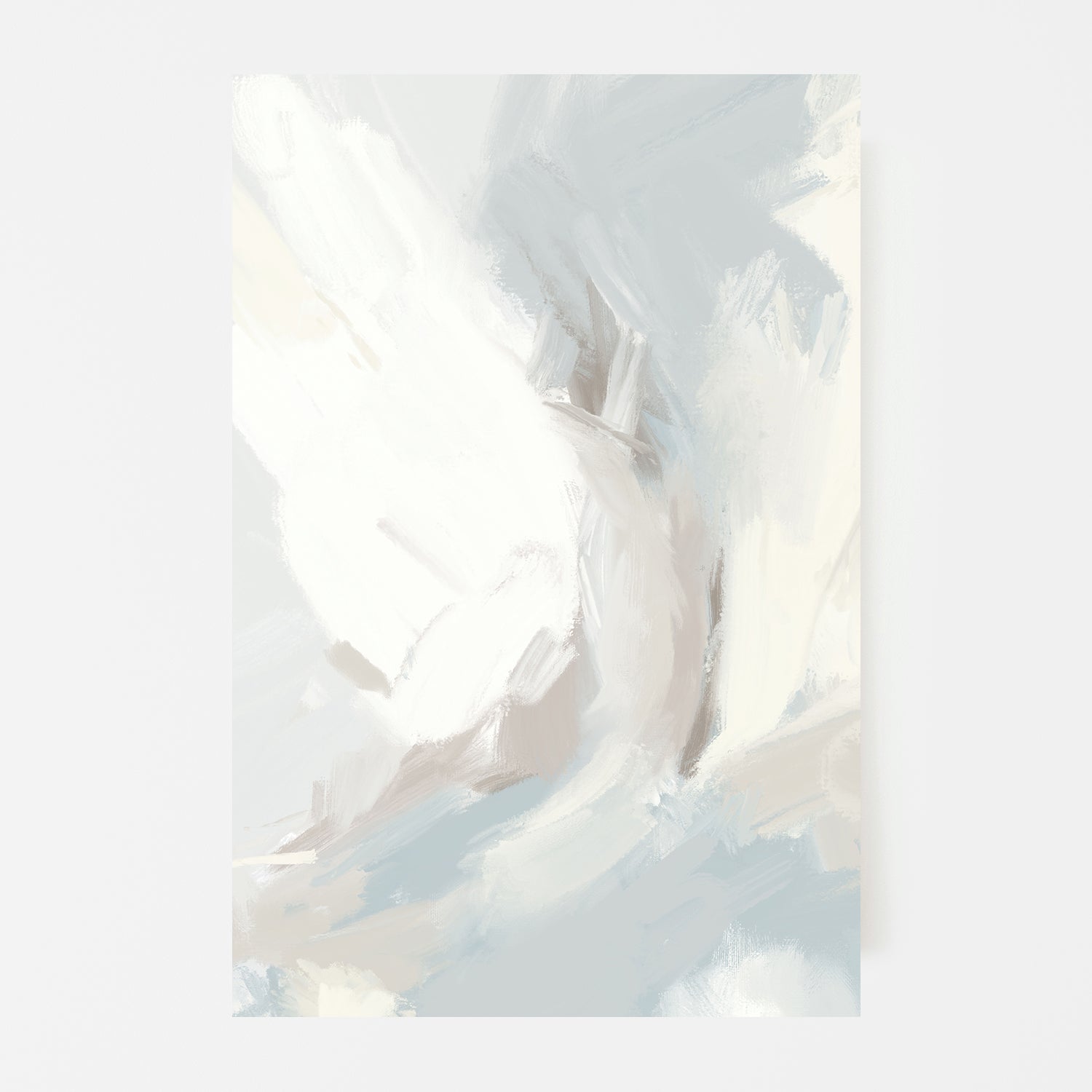 wall-art-print-canvas-poster-framed-Light Abstract Blue , By Jetty Home , By Jetty Home-1