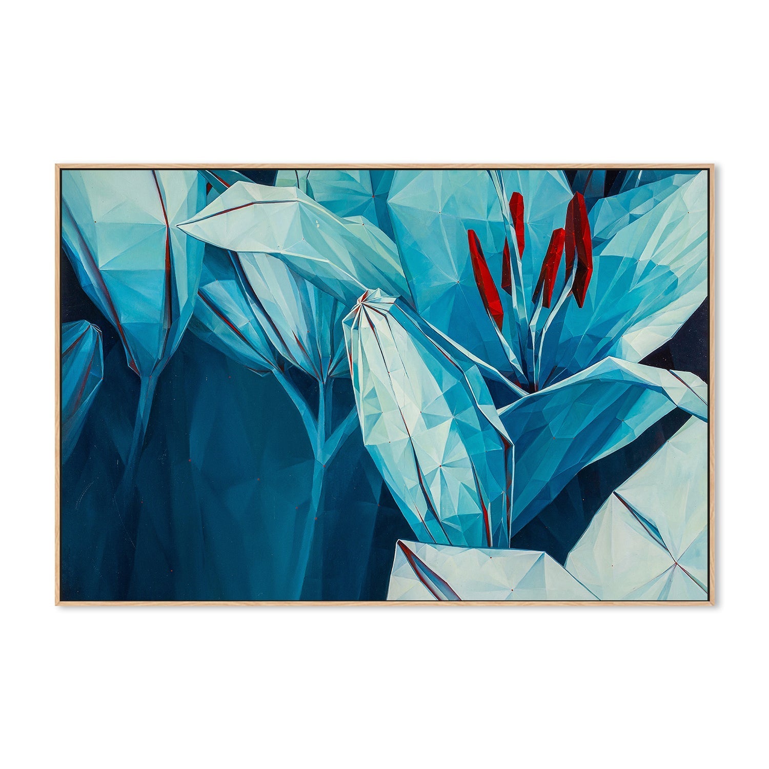 wall-art-print-canvas-poster-framed-Light, Shadows, Lilies , By Olena Kosenko-4