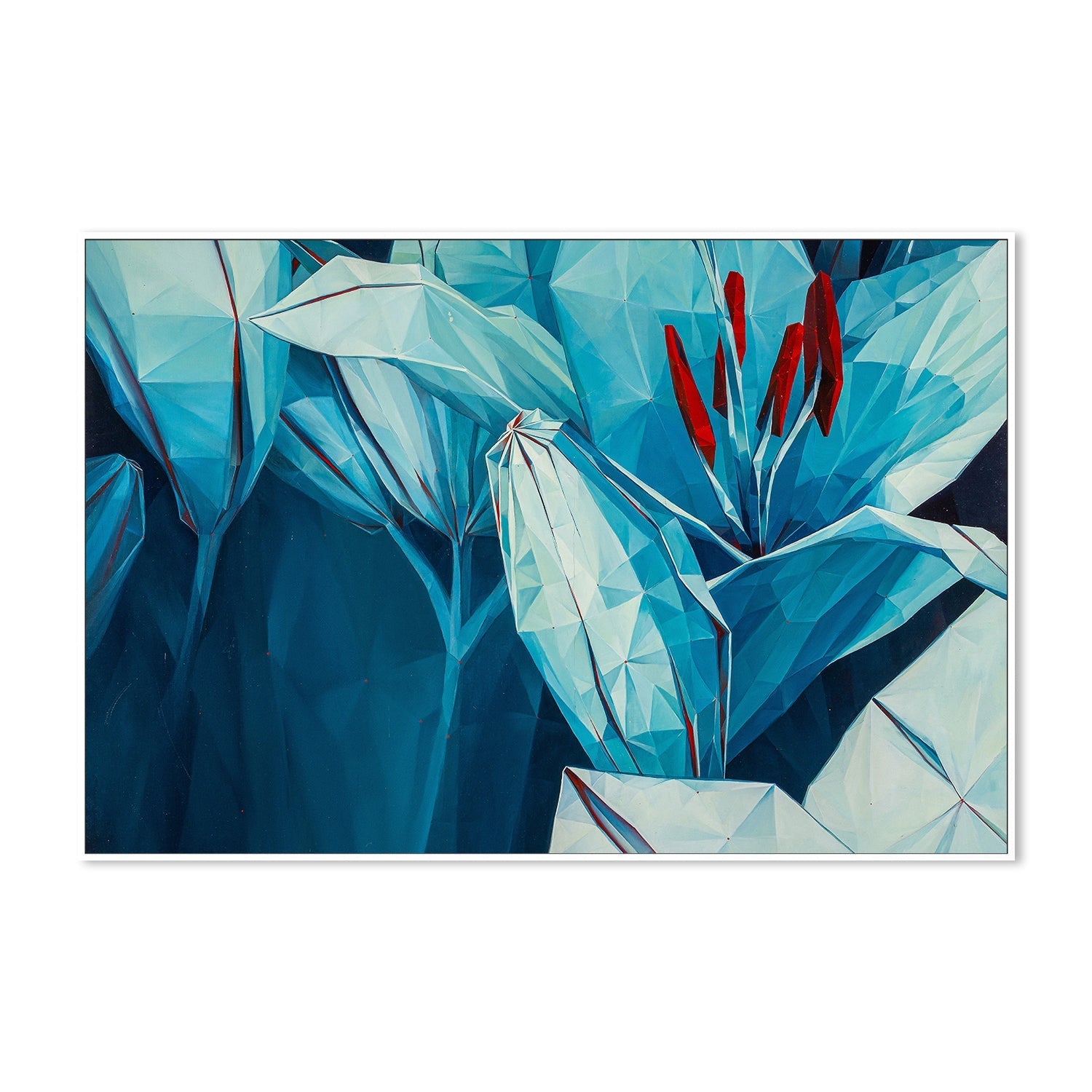 wall-art-print-canvas-poster-framed-Light, Shadows, Lilies , By Olena Kosenko-5