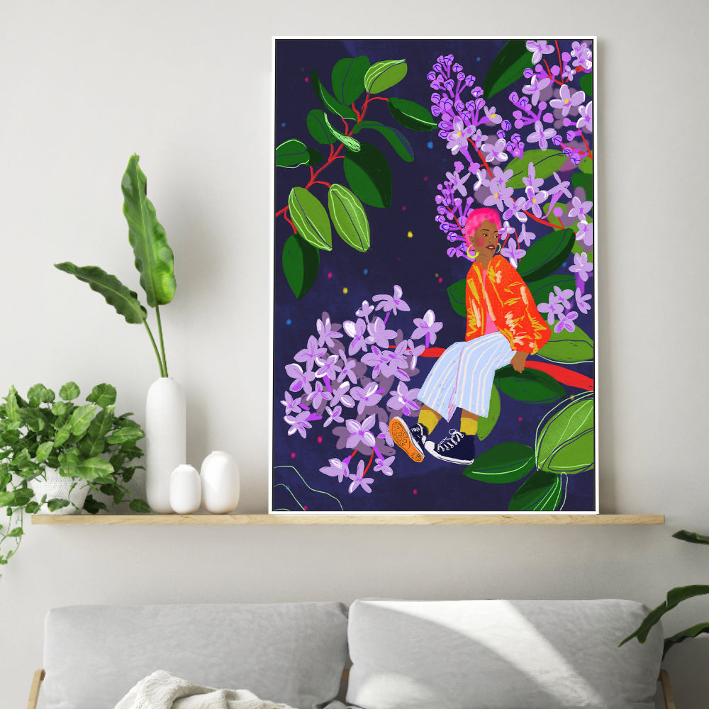 wall-art-print-canvas-poster-framed-Lilac , By Gigi Rosado-GIOIA-WALL-ART