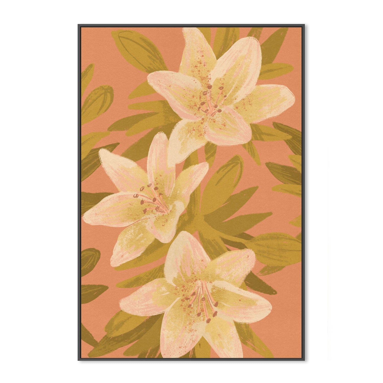 wall-art-print-canvas-poster-framed-Lilies-3