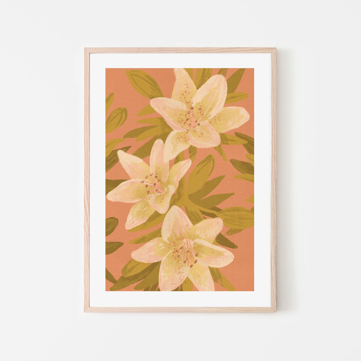 wall-art-print-canvas-poster-framed-Lilies-6