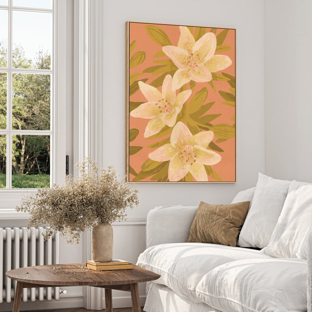 wall-art-print-canvas-poster-framed-Lilies-7