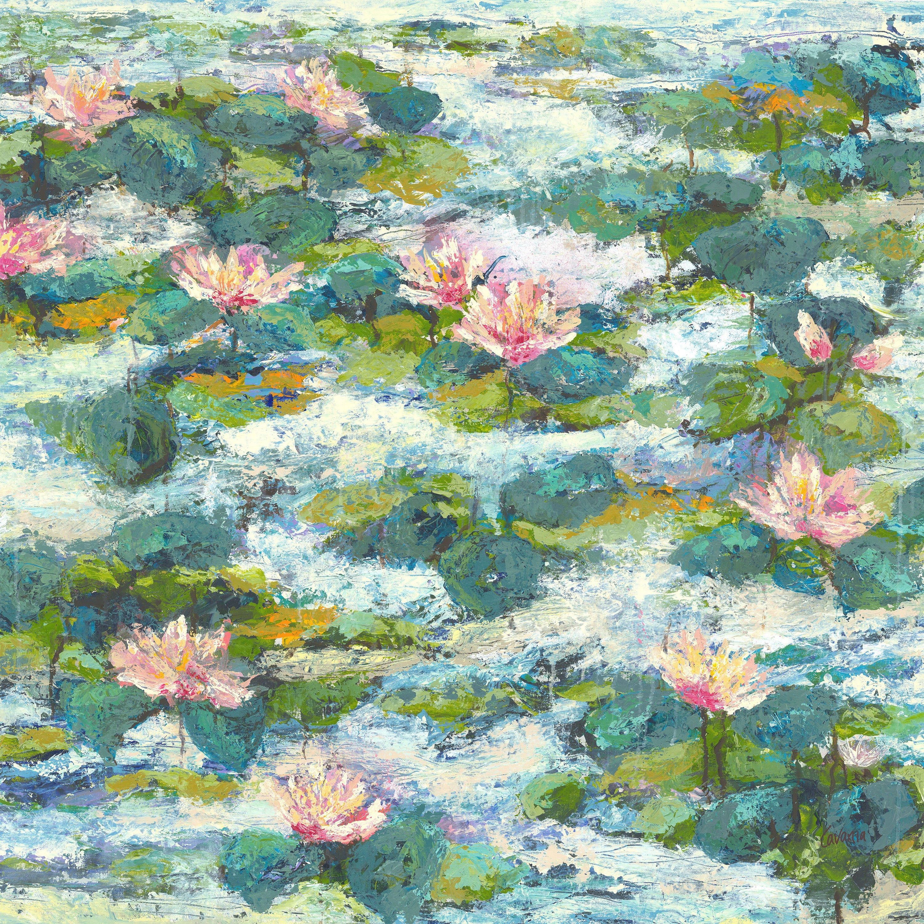 wall-art-print-canvas-poster-framed-Lilies at the SPA-1