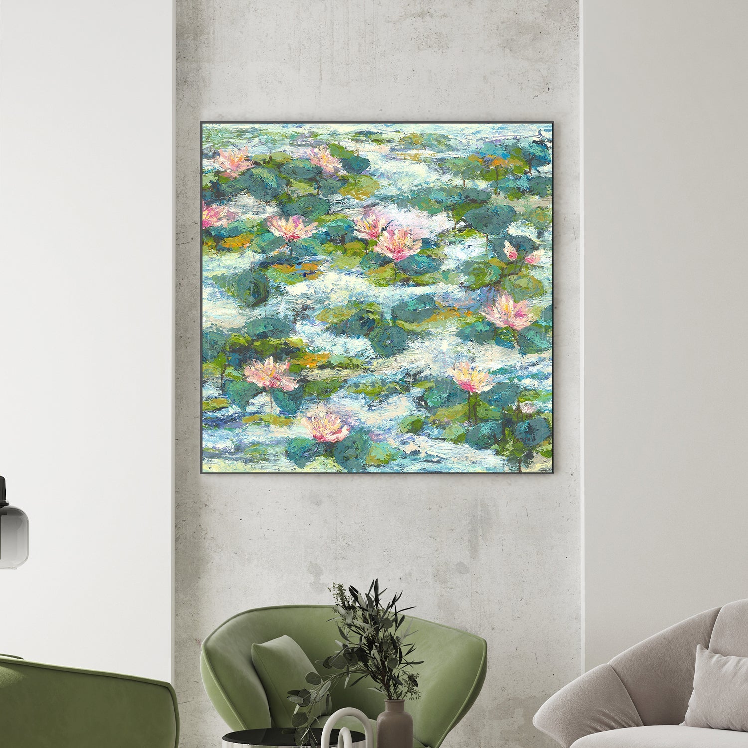 wall-art-print-canvas-poster-framed-Lilies at the SPA-2