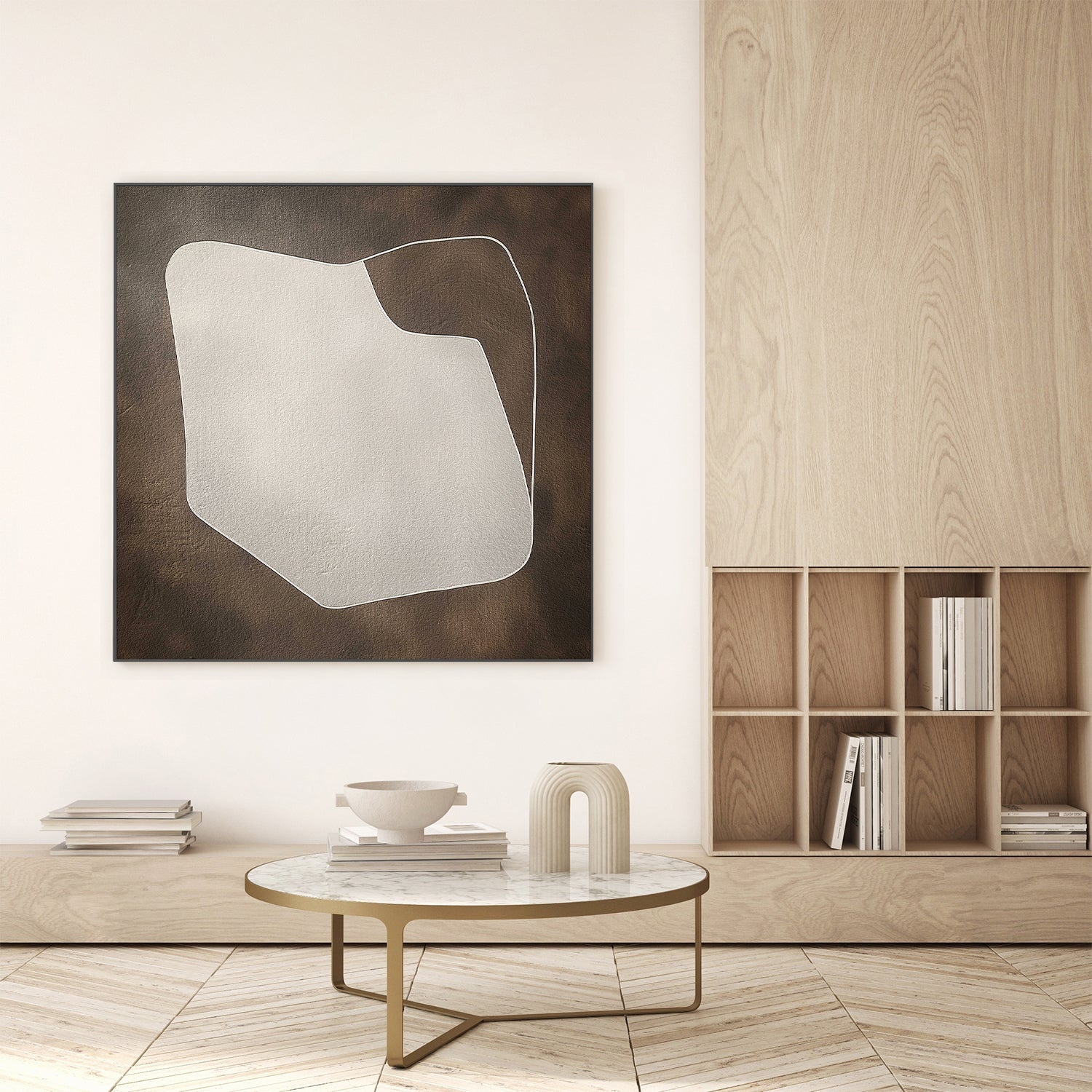 wall-art-print-canvas-poster-framed-Line And Shape, Style A , By Alma-7