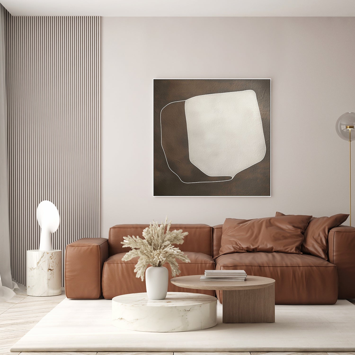 wall-art-print-canvas-poster-framed-Line And Shape, Style B , By Alma-7