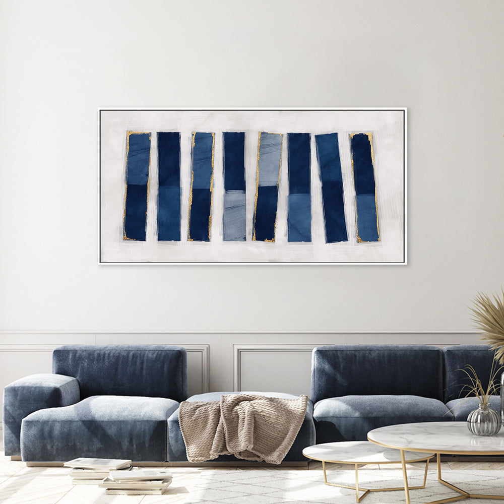 wall-art-print-canvas-poster-framed-Lined Up, Style A , By Oliver Tabby-7