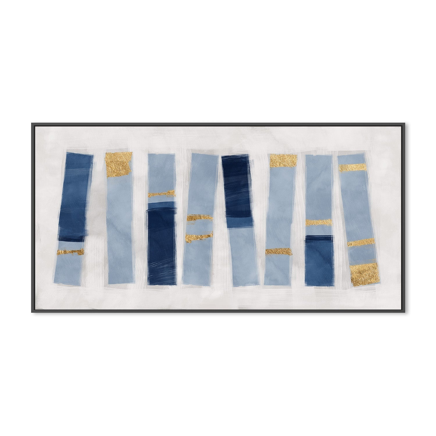 wall-art-print-canvas-poster-framed-Lined Up, Style B , By Oliver Tabby-3