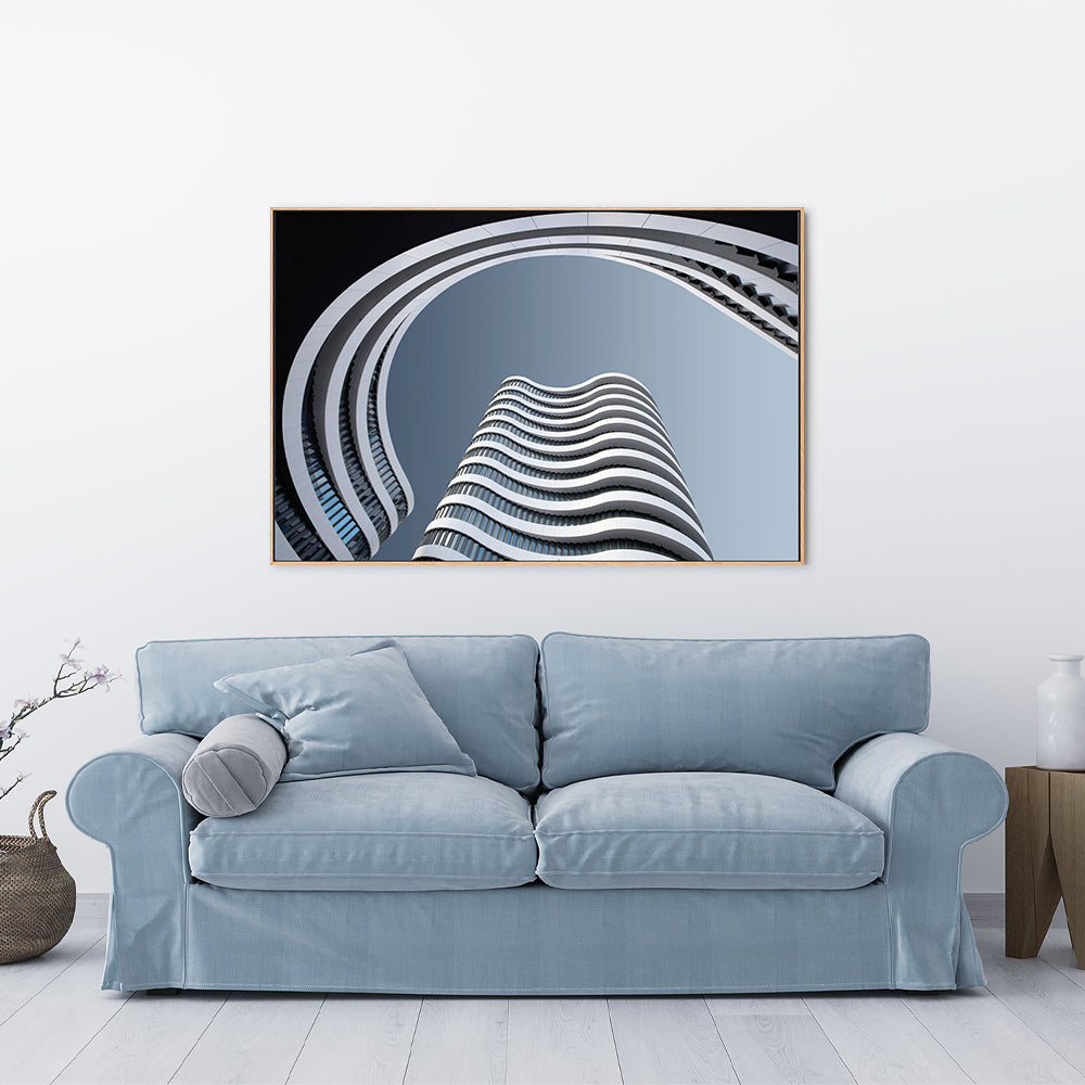 wall-art-print-canvas-poster-framed-Lines And Waves, by Renate Reichert-by-Plus X Studio-Gioia Wall Art