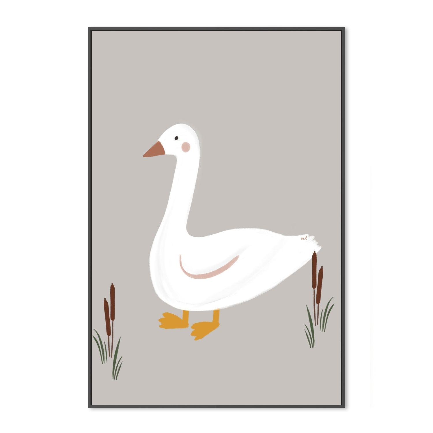 wall-art-print-canvas-poster-framed-Little Goose , By Menina Lisboa-3