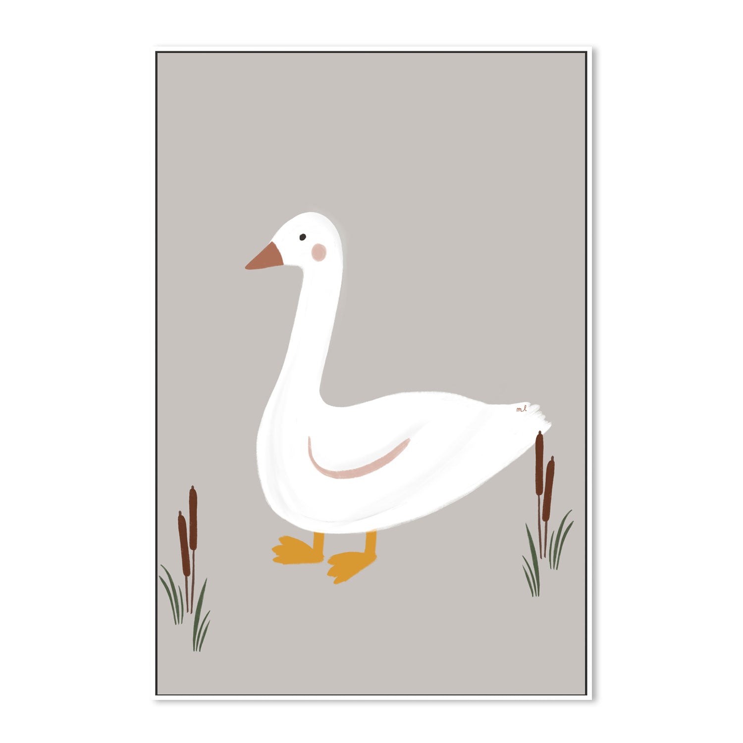 wall-art-print-canvas-poster-framed-Little Goose , By Menina Lisboa-5