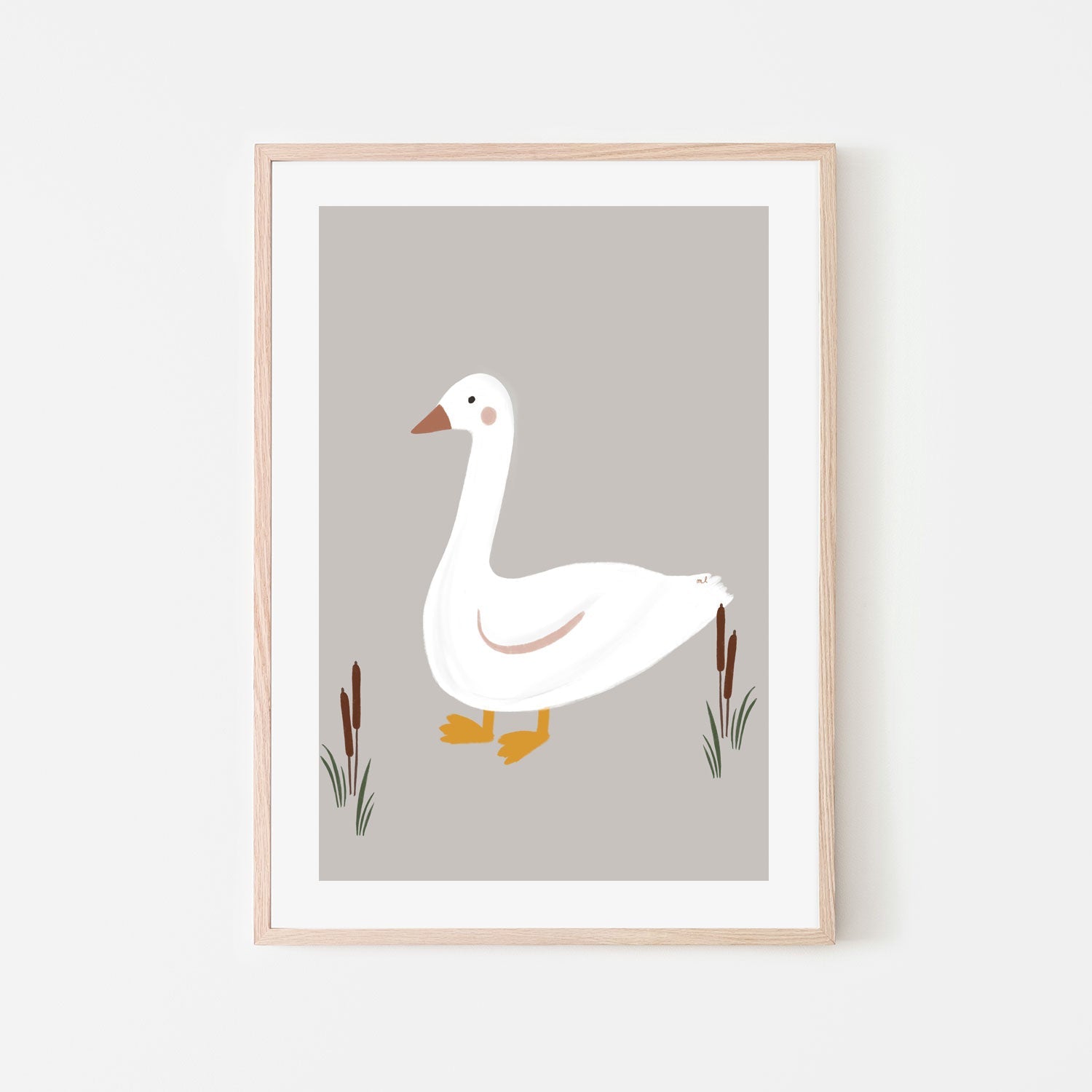wall-art-print-canvas-poster-framed-Little Goose , By Menina Lisboa-6
