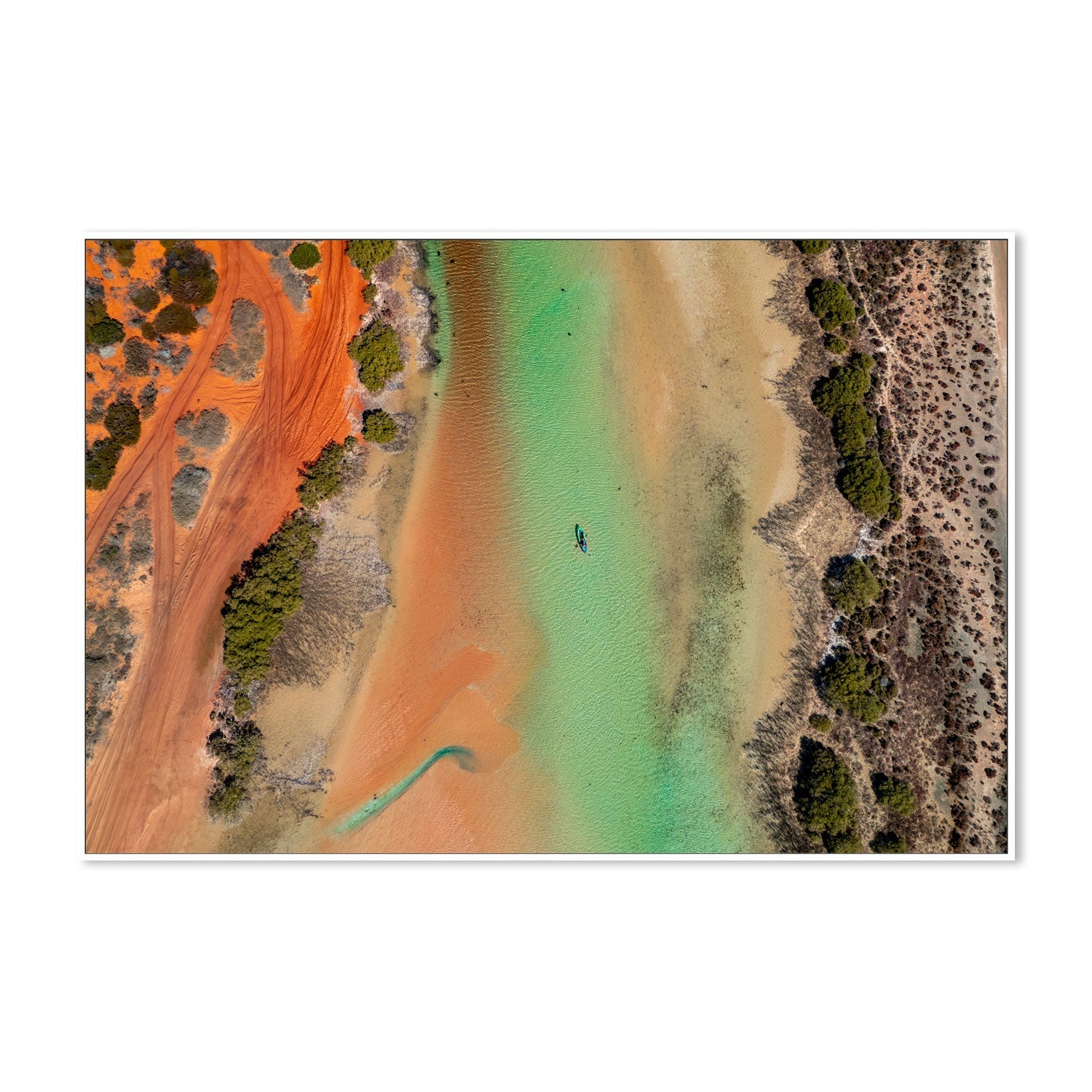 wall-art-print-canvas-poster-framed-Little Lagoon, Shark Bay, Style A , By Maddison Harris-5