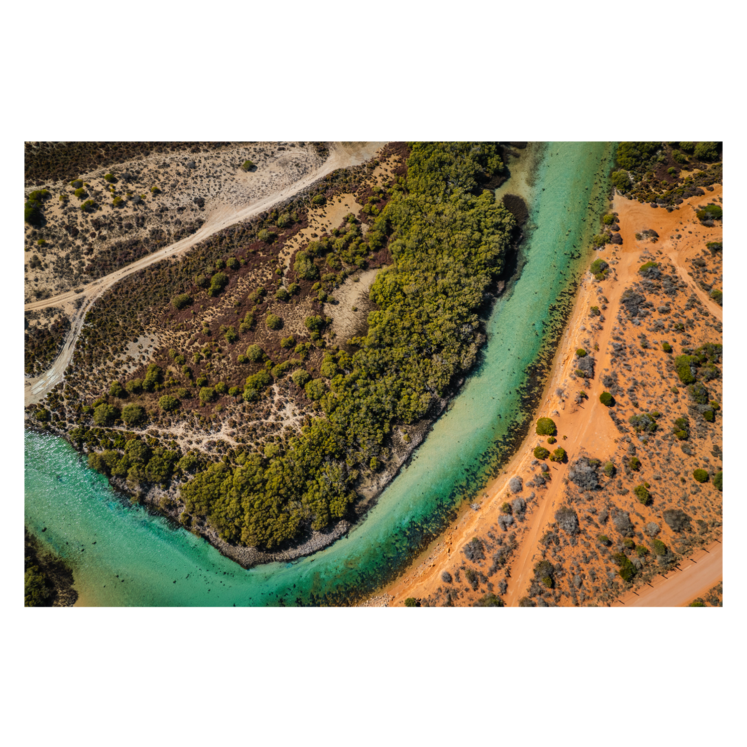 wall-art-print-canvas-poster-framed-Little Lagoon, Shark Bay, Style B , By Maddison Harris-1