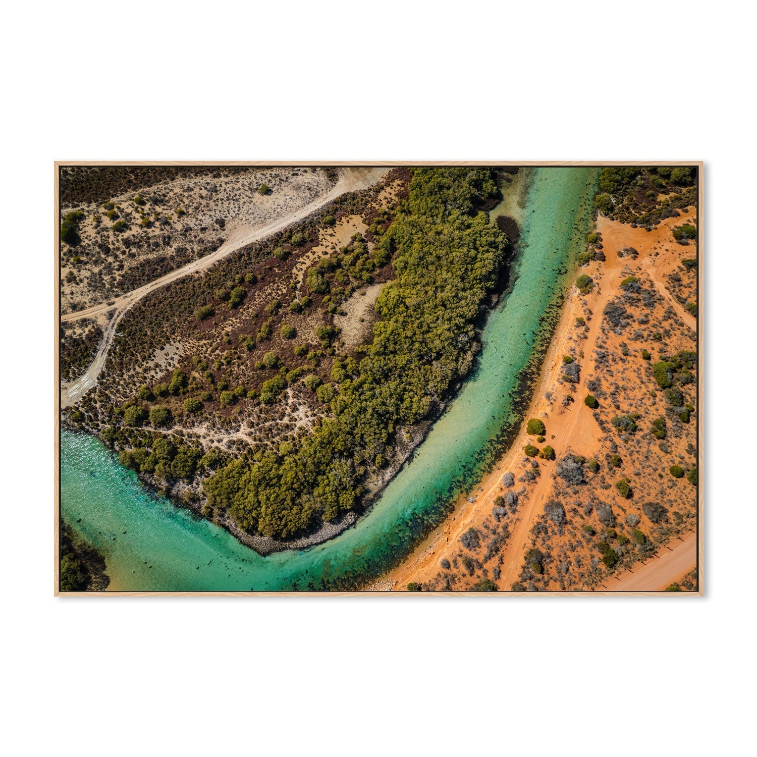 wall-art-print-canvas-poster-framed-Little Lagoon, Shark Bay, Style B , By Maddison Harris-4