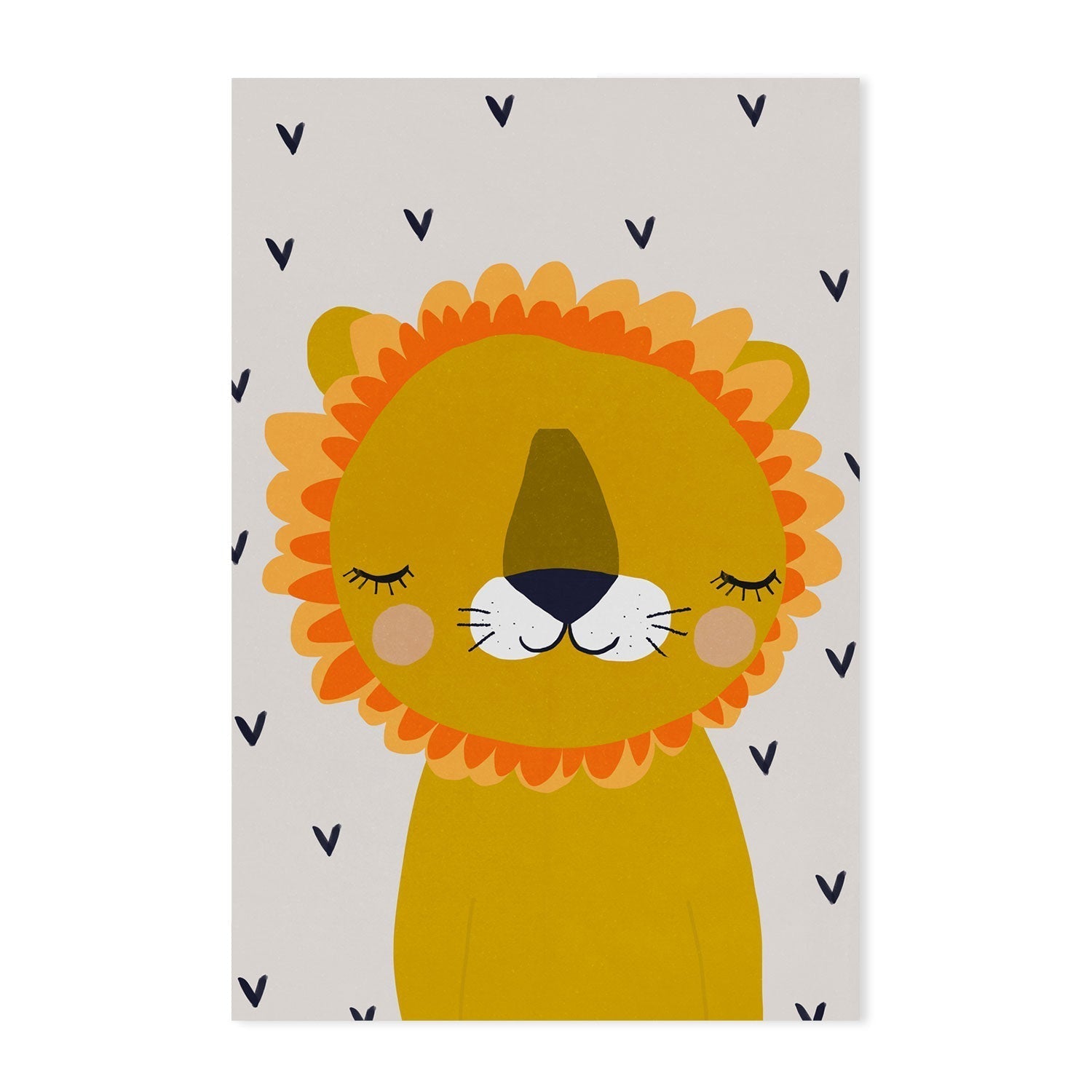 wall-art-print-canvas-poster-framed-Little Lion , By Treechild-GIOIA-WALL-ART