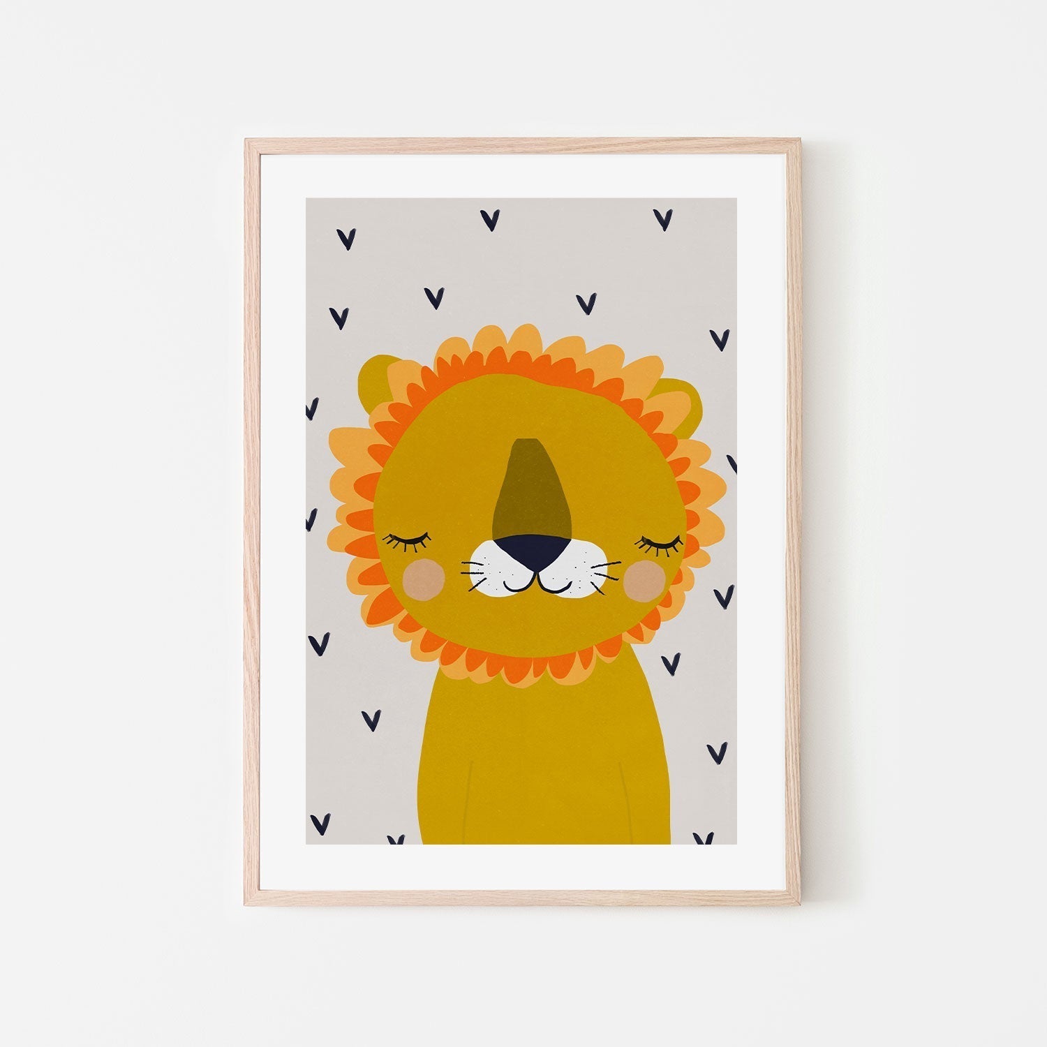 wall-art-print-canvas-poster-framed-Little Lion , By Treechild-GIOIA-WALL-ART