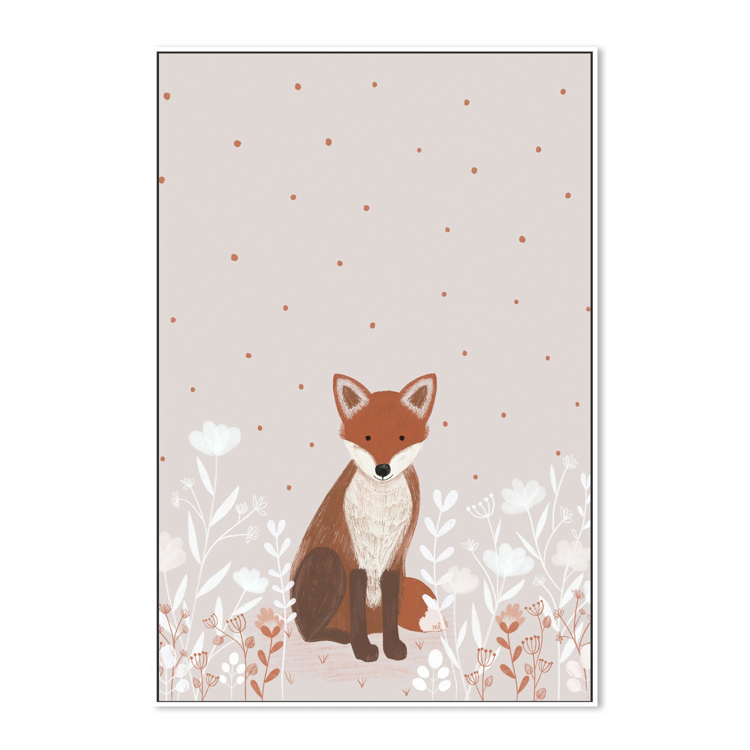 wall-art-print-canvas-poster-framed-Little Red Fox , By Menina Lisboa-5