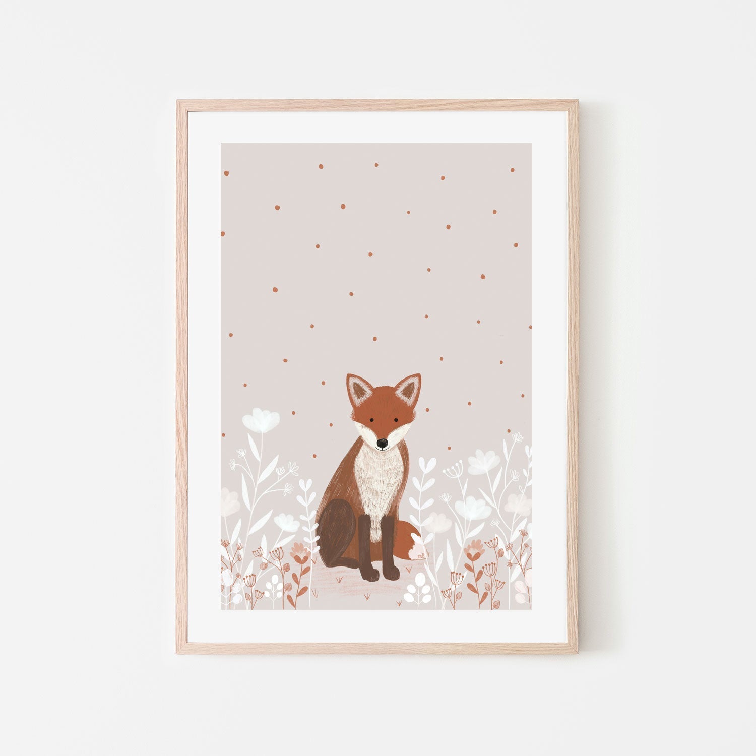 wall-art-print-canvas-poster-framed-Little Red Fox , By Menina Lisboa-6