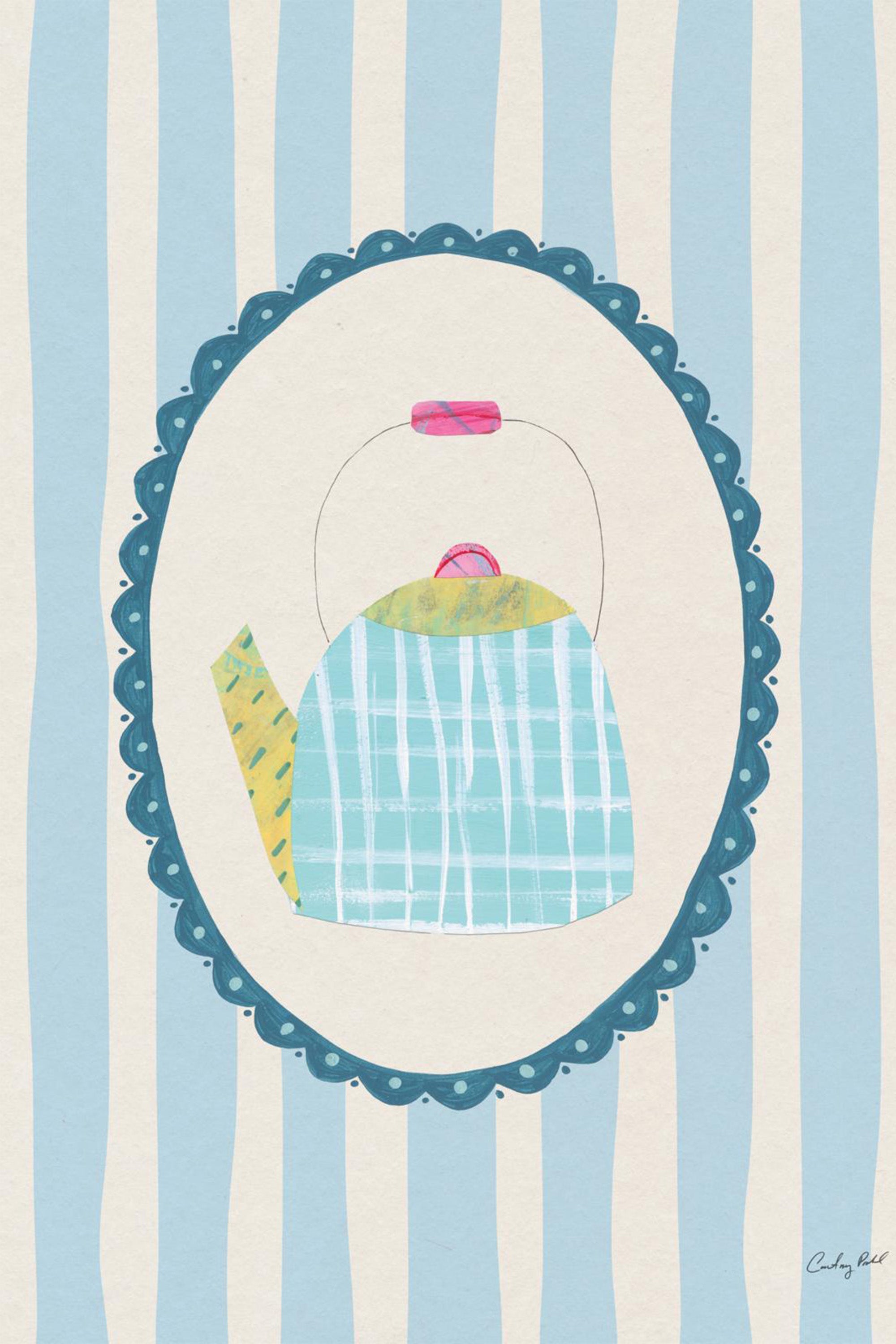 wall-art-print-canvas-poster-framed-Little Teapot, Style D-1