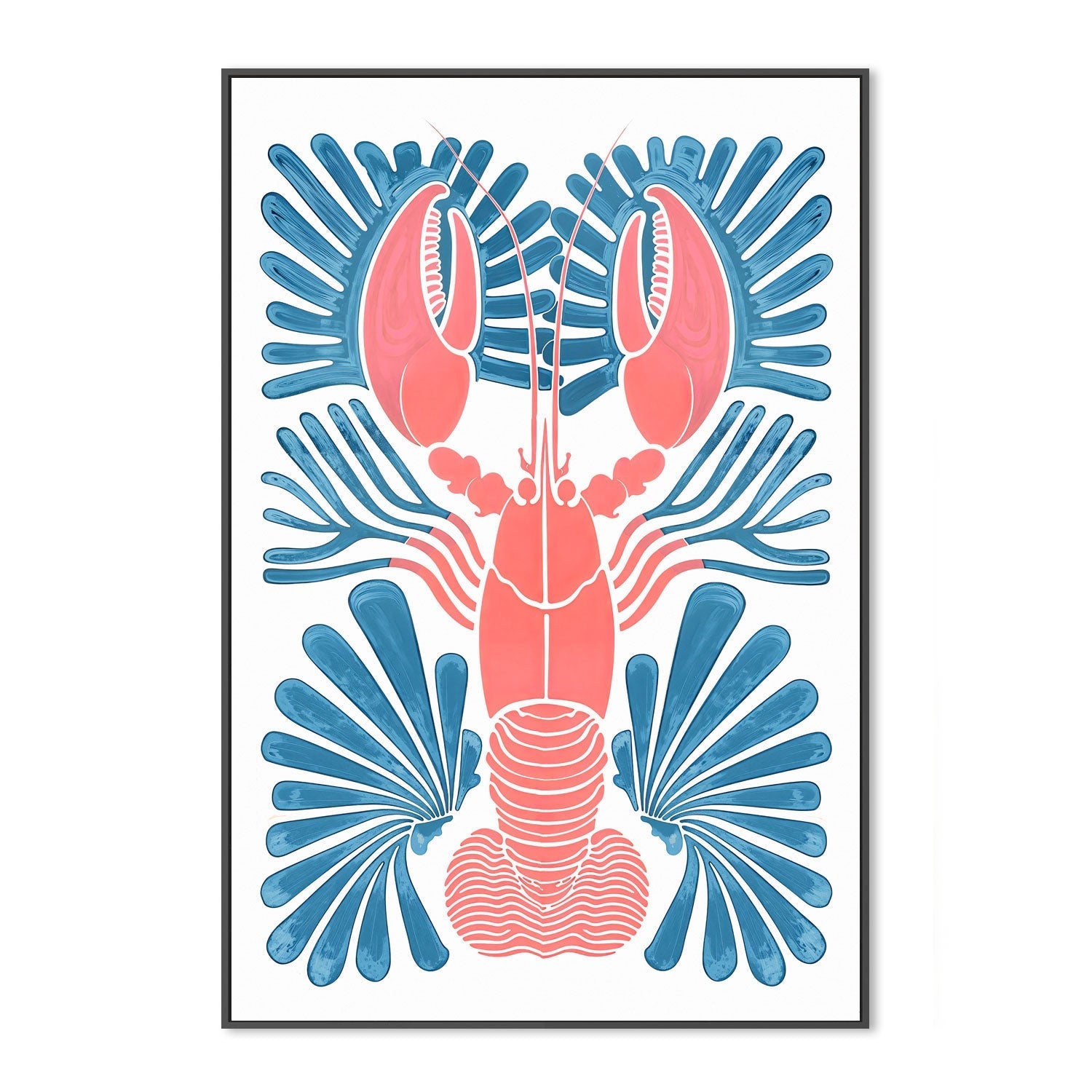 wall-art-print-canvas-poster-framed-Lobster , By Lady Hana-3