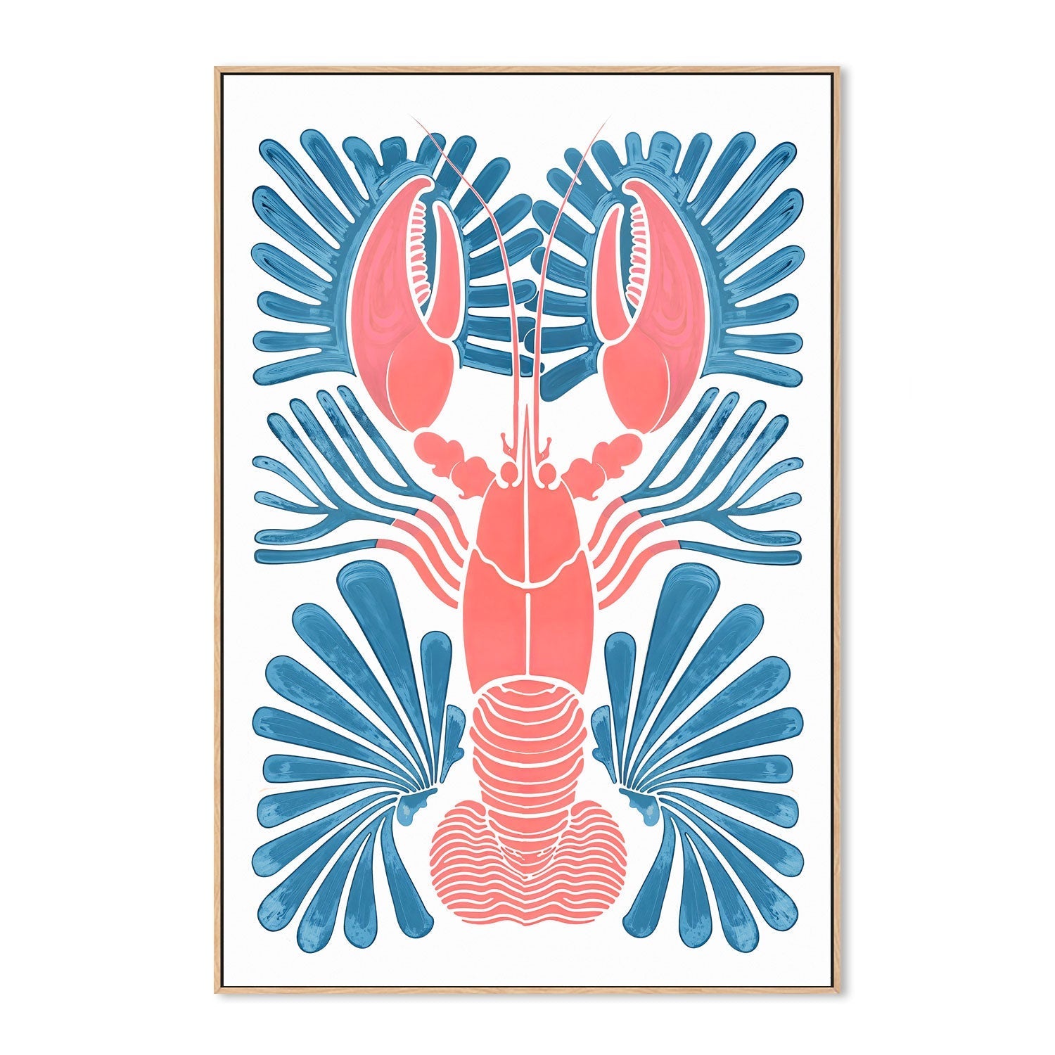 wall-art-print-canvas-poster-framed-Lobster , By Lady Hana-4
