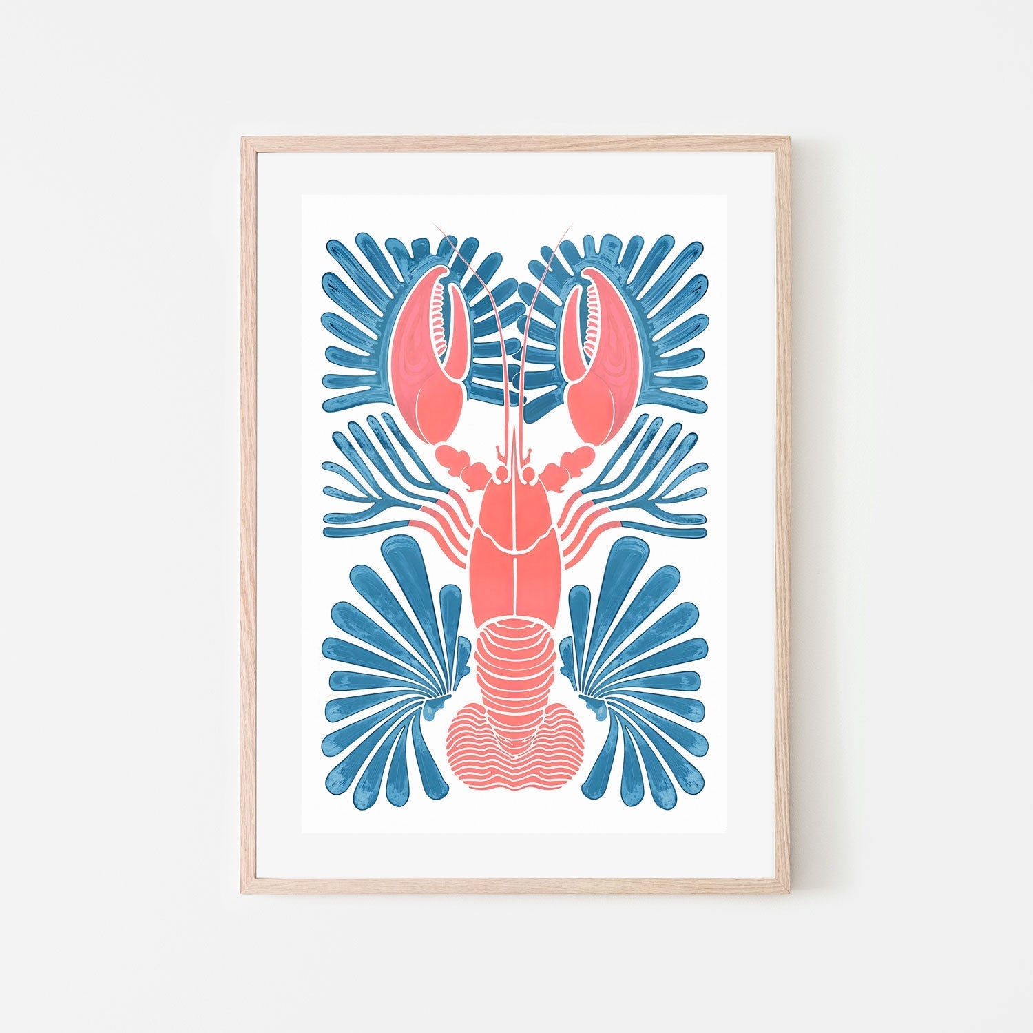 wall-art-print-canvas-poster-framed-Lobster , By Lady Hana-6
