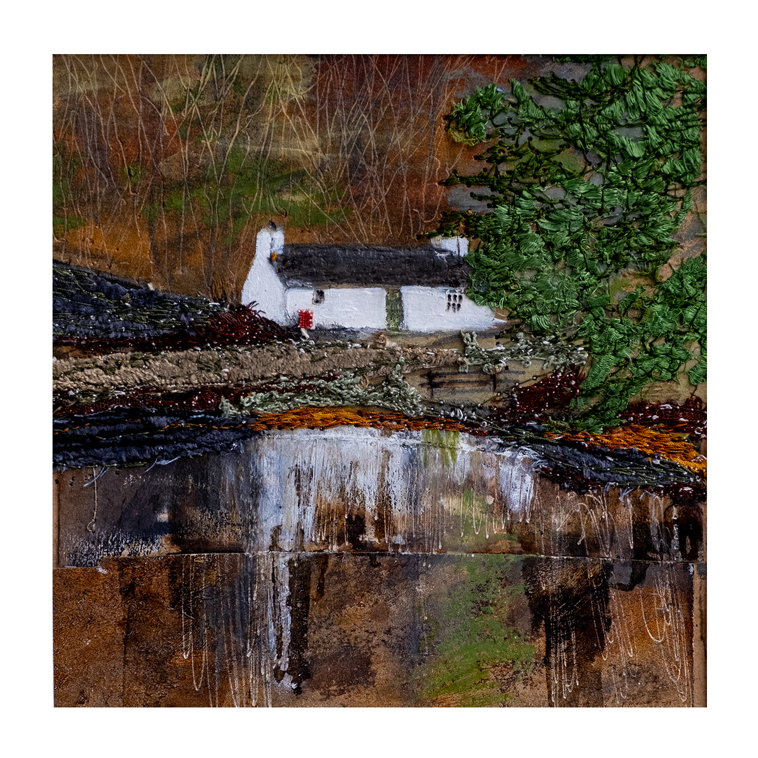 wall-art-print-canvas-poster-framed-Loch Eilein Large , By Louise O’Hara-1