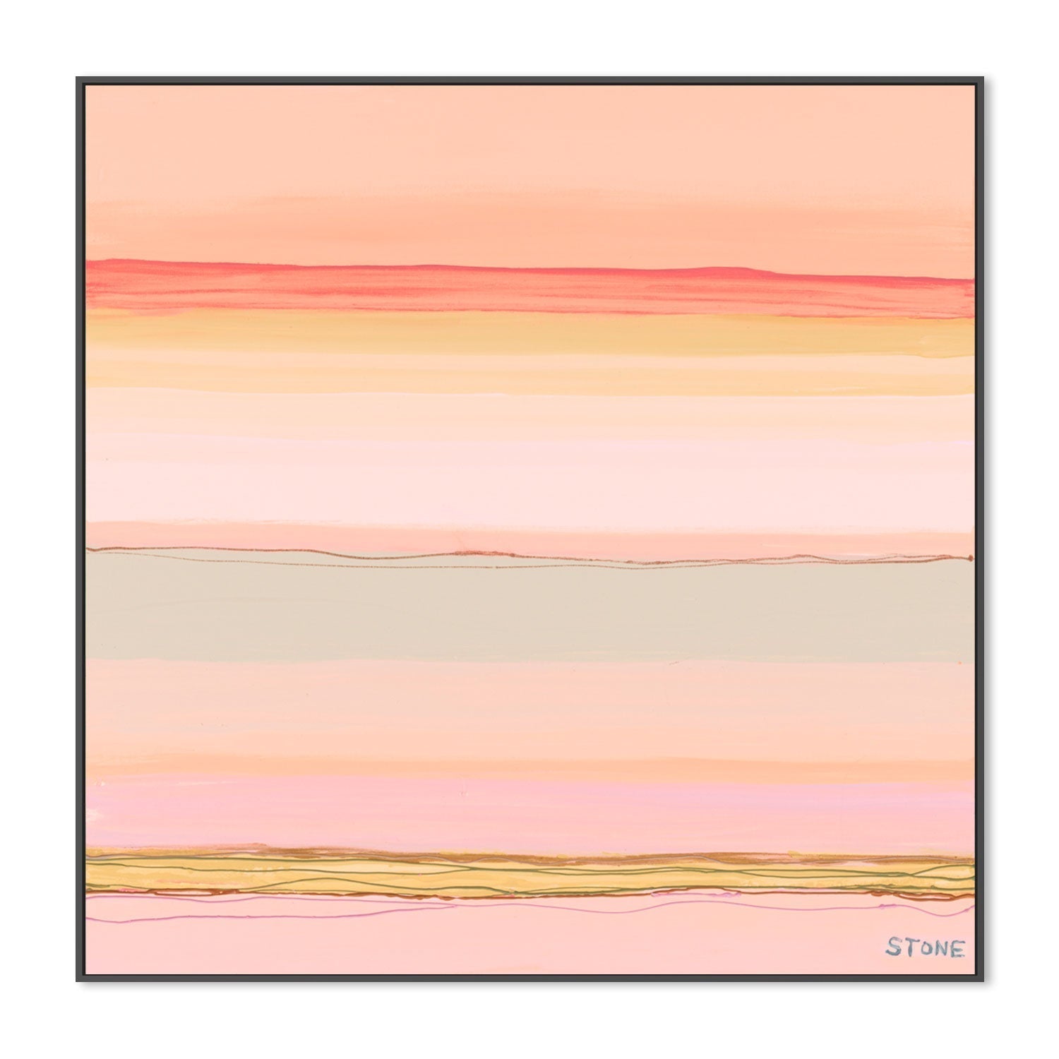 wall-art-print-canvas-poster-framed-Lollipop Sunset , By Belinda Stone-GIOIA-WALL-ART